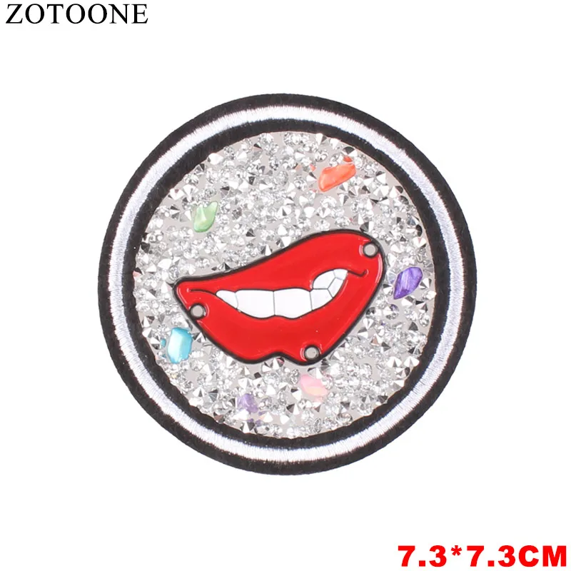ZOTOONE/нашивка ручной работы со стразами и бусинами для одежды шитье бисером