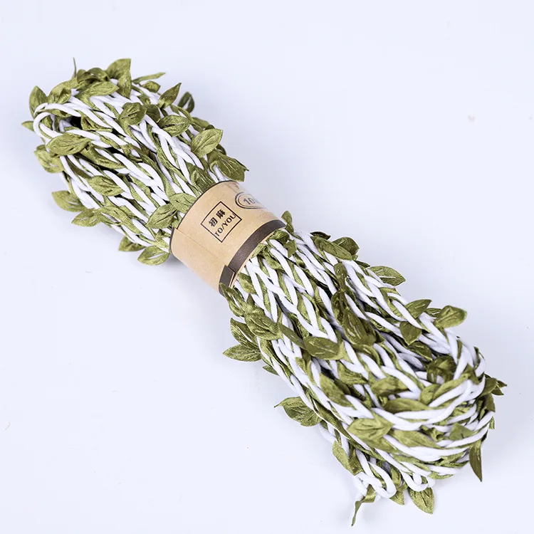 10M Artificial Vines Fake Hanging Plants Leaves Garland Foliage Rope Rattan DIY Wreath Gift Home Wall Garden Wedding Party Decor - Цвет: 4