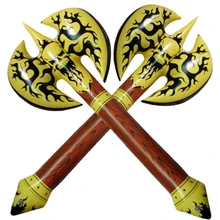 5 шт. Надувные палку Детская Мода Большие Надувные череп топор игрушки не ранив Оружие Бар вечерние Описание