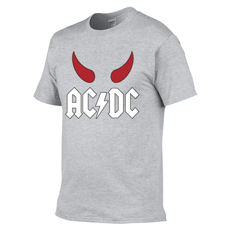 Модная Camisetas AC/DC Группа рок футболка мужская acdc футболки с рисунками принт повседневное черная хип хоп короткий рукав хлопковый топ