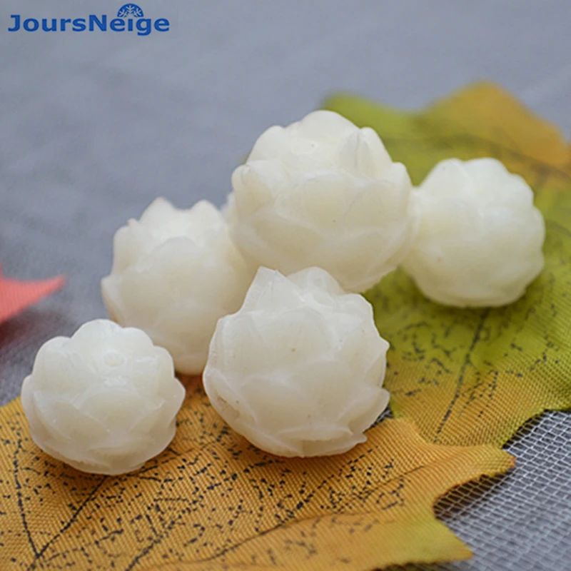 Оптовая продажа машинка для резьбы 5-слойный Лотос белый натуральный бусина