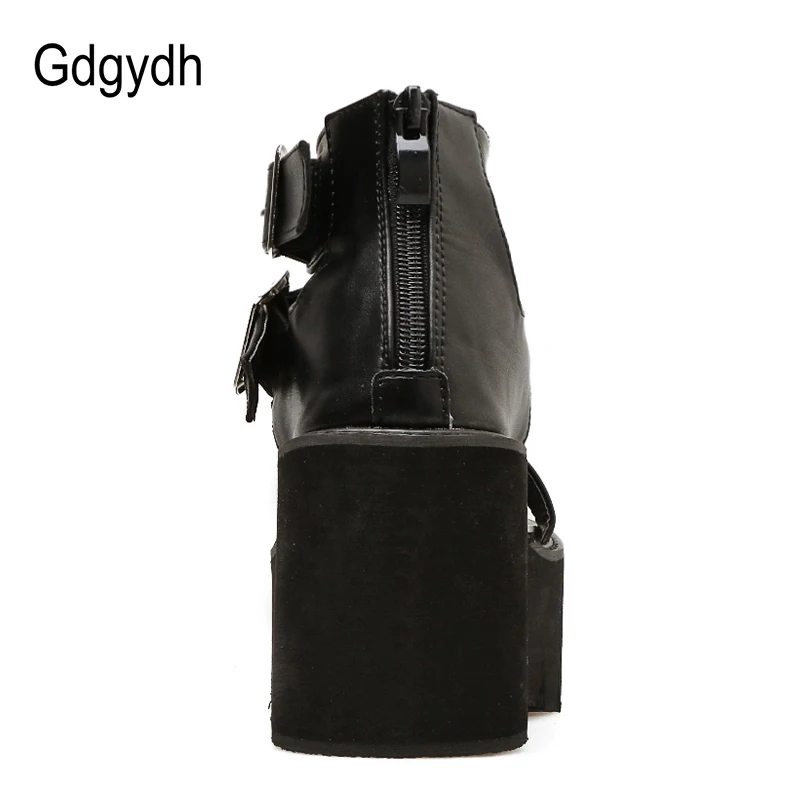 Platform High Heels Sandals Platform Sandals Women High Heels Ankle Buckle Sandals Gdgydh Ankle Strap Summer Fashion Women Sandals Open Toe Platform Shoes High Thick Heels Female 35-42
