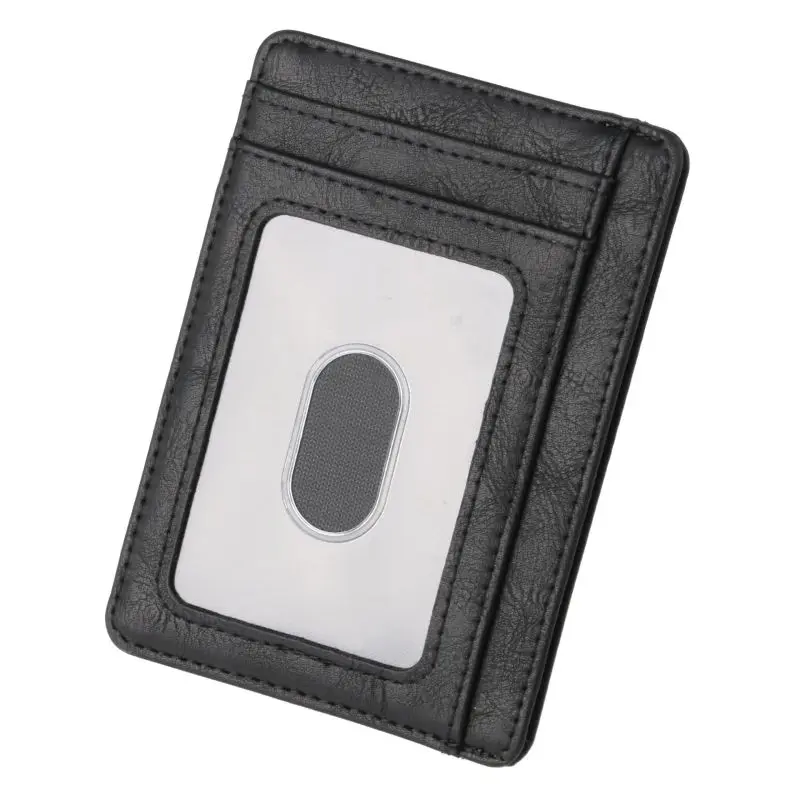Чехол тонкий Rfid бизнес имя кредитный держатель для карт кожаный чехол для визиток протектор для дома и офиса принадлежности для хранения