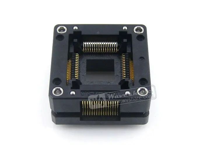 

QFP64 TQFP64 LQFP64 OTQ-64-0.8-01 Enplas IC Test Burn-in Socket Adapter 0.8Pitch