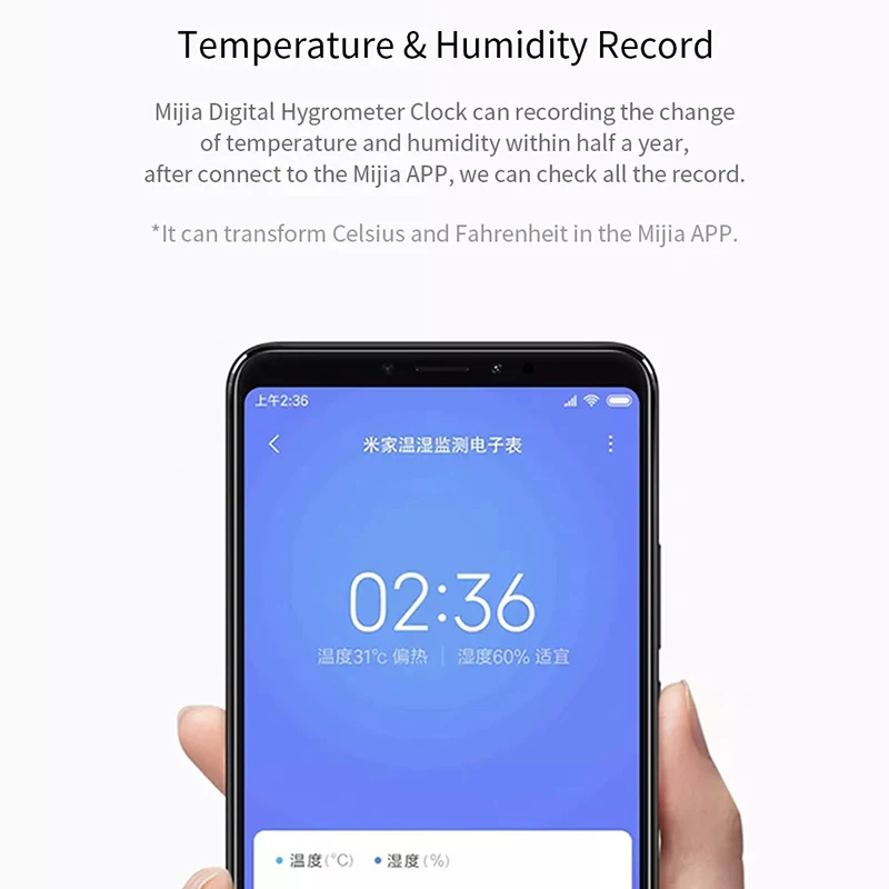 Xiao mi jia Bluetooth 4,0 датчик температуры Hu mi dity E-link ЖК-экран цифровой термометр измеритель влажности смарт-связь mi APP