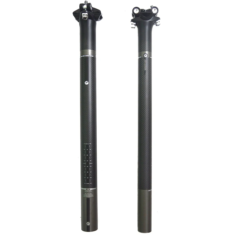 

ASIACOM Mountain Bike Road Bicycle Carbon Seatpost 25.4 27.2 30.8 31.6 MTB Seatpost 350 400 450mm Bicycle Parts