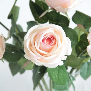 

Wholesale 200pcs New Silk +Latex Coating Pink Rose Real Touch Rose Table Flower Perfect Wedding Flower Party Event Free Shipping