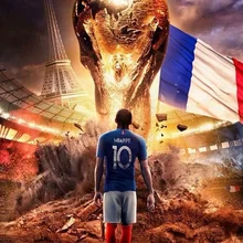 Kylian Mbappe на заказ 5d diy картина из бисера, пейзаж eigen фото полный квадратный/круглый вышивка бисером, животное олень пейзаж lover