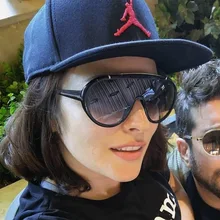 Ретро большие солнцезащитные очки женские брендовые дизайнерские градиентные солнцезащитные очки для женщин и мужчин большая оправа Очки для улицы