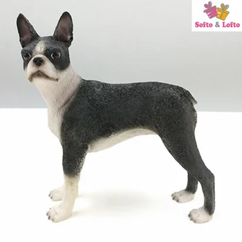 

NEW American Boston terrior dog figure,car styling home room decoration,quality doggy puppy article Christmas birthday gift toy
