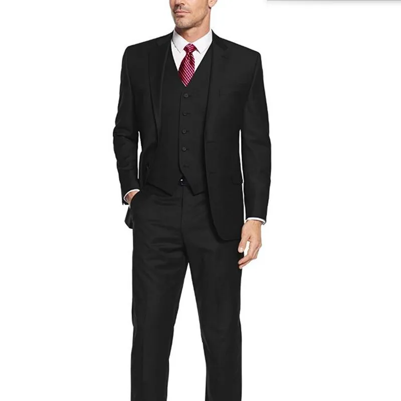 Solid color men suits new design groom wedding suits tuxedos good