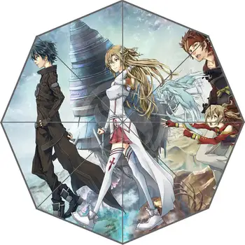 

W530L12 Hot Sale Fashion Custom fairy tail erza scarlet anime sword Umbrella Sunny and Rainy Sunscreen Anti-uv Umbrella F-L12