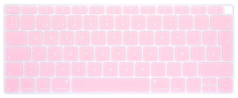 Spanish Chile Laptop Keyboard Cover for MacBook air 13 EU Keyboard Cover Color Protective Film Display Spain Language-Yellow