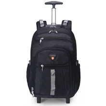 CARRYLOVE 18" 20" inch waterproof traveling luggage bag carry on rolling backpacks on wheels