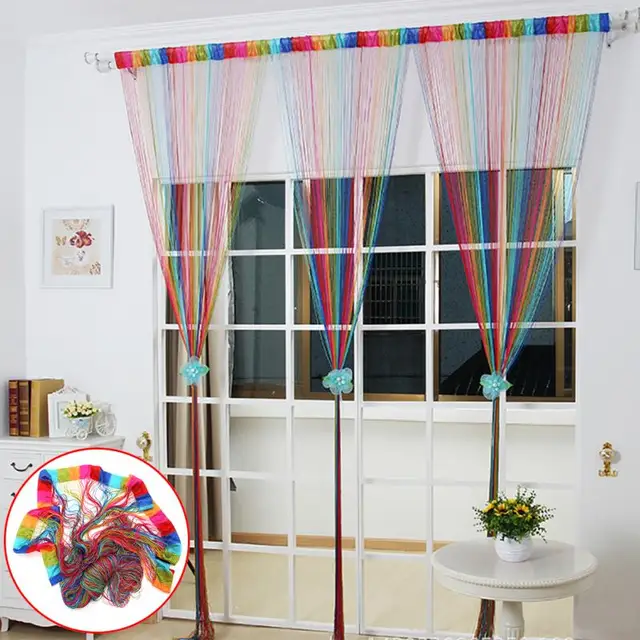 1x2 M Chaude Couloir Coloré Ligne Chaîne Rideau Pour Porte Fenêtre ... 1x2 M Chaude Couloir Coloré Ligne Chaîne Rideau Pour Porte Fenêtre ...