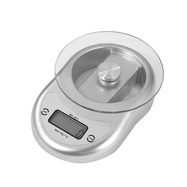 5kgx1g Electronic Scale Tempered Glass Electronic Scale Kitchen Food