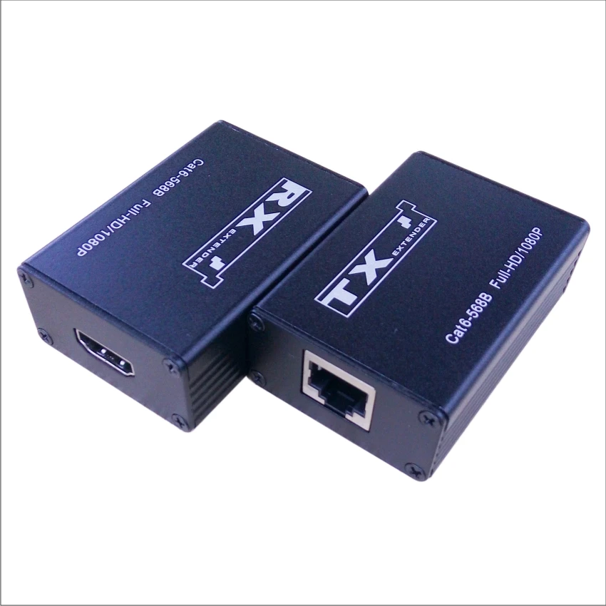  REDAMIGO 30m HD 1080P HDMI Extender RJ45 1x1 Splitter HDMI sender receiver HDMI cable with Cat6 RJ4