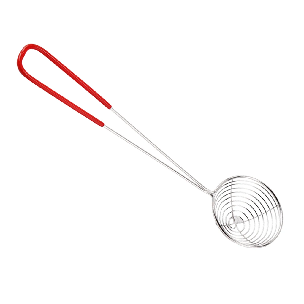 MagiDeal Hot Pot Strainer Ladle Kitchen Tools Mesh Stainless Steel Skimmer Food Oil for fries fish vegetables meats Utensils