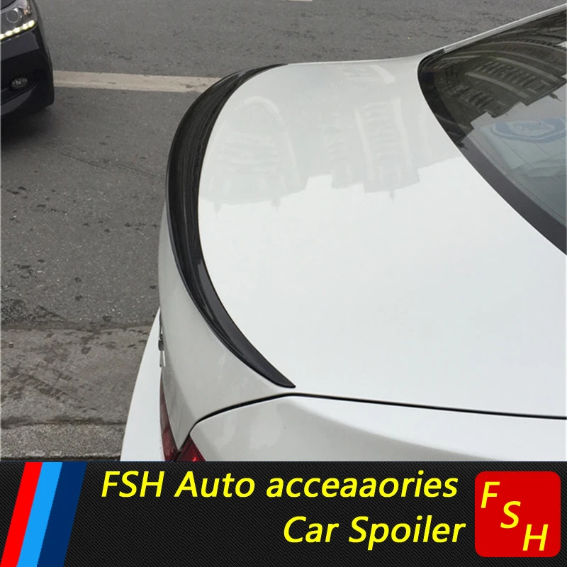 For BMW F10 F18 Spoiler ABS Material Car Rear Wing unpaint Color Rear Spoiler For BMW M5 520i 528i 535i 530i 525i F10F18
