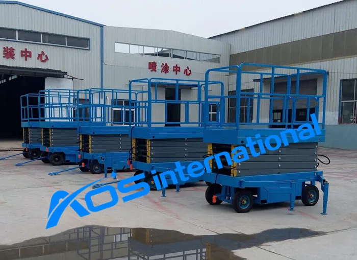 

New Type Mobile Scissor Lift Platform Height 8 Meters