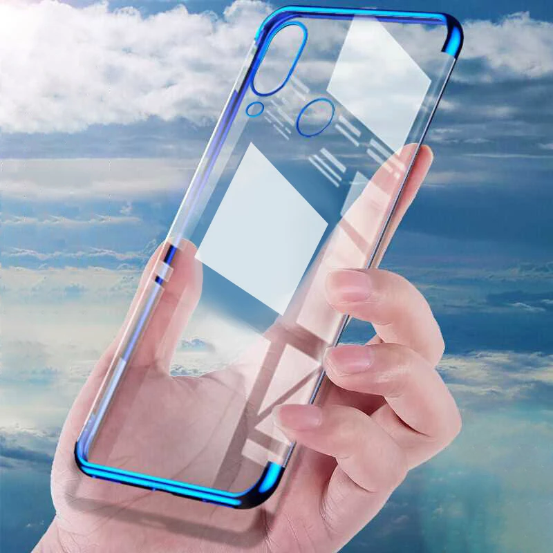 

Plating Case For Huawei Honor 8S 8X 8C 8A 10 TPU Cover For Huawei P Smart 2019 Y6Pro Y7 Y9 Y5 P30 Lite P20 Pro Phone Shell Coque