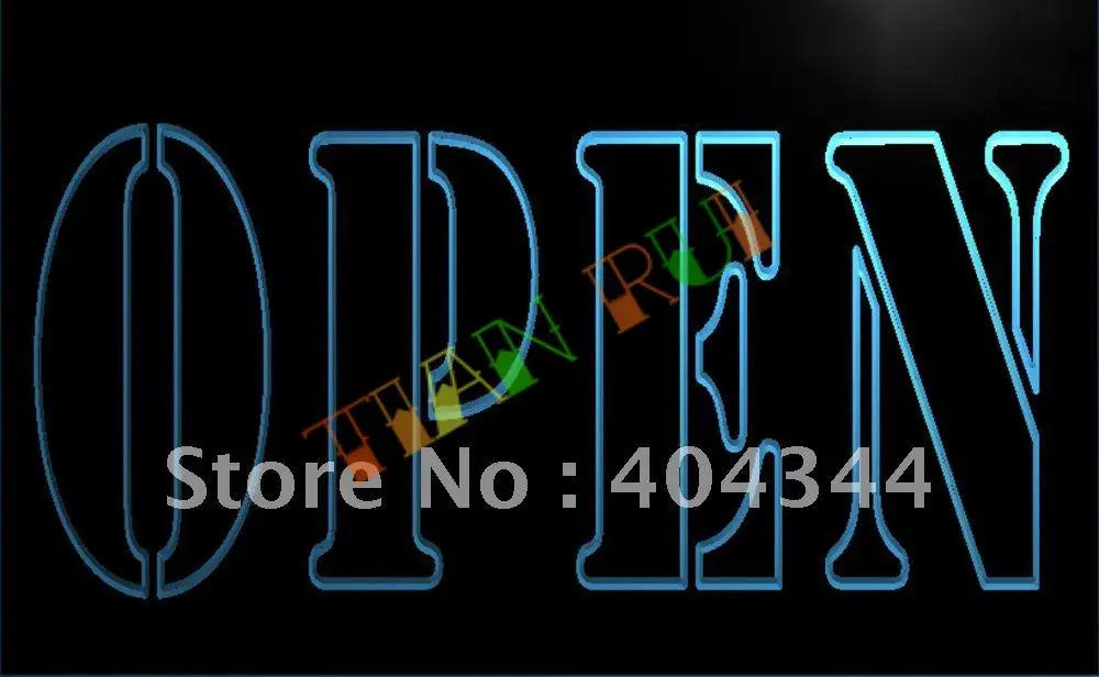 

LB197- OPEN Cafe Restaurant Bar Club NR Light Sign