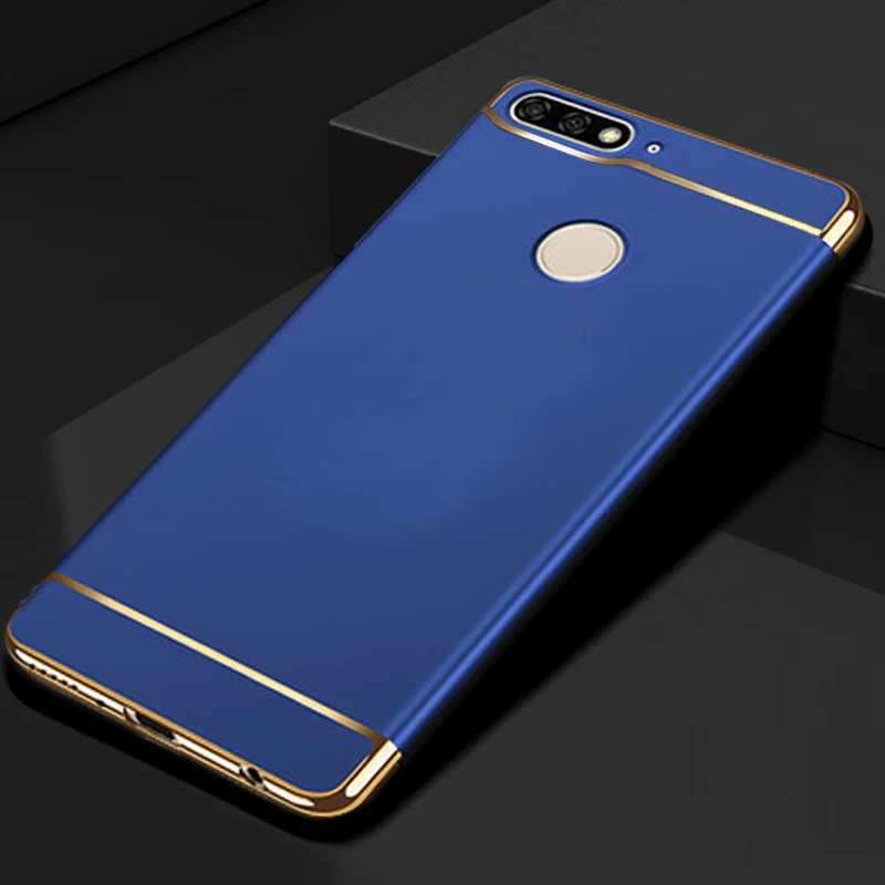 YUETUO жесткий чехол на заднюю панель телефона для huawei honor 7c pro nova 2 lite y7 prime 2018 7 c