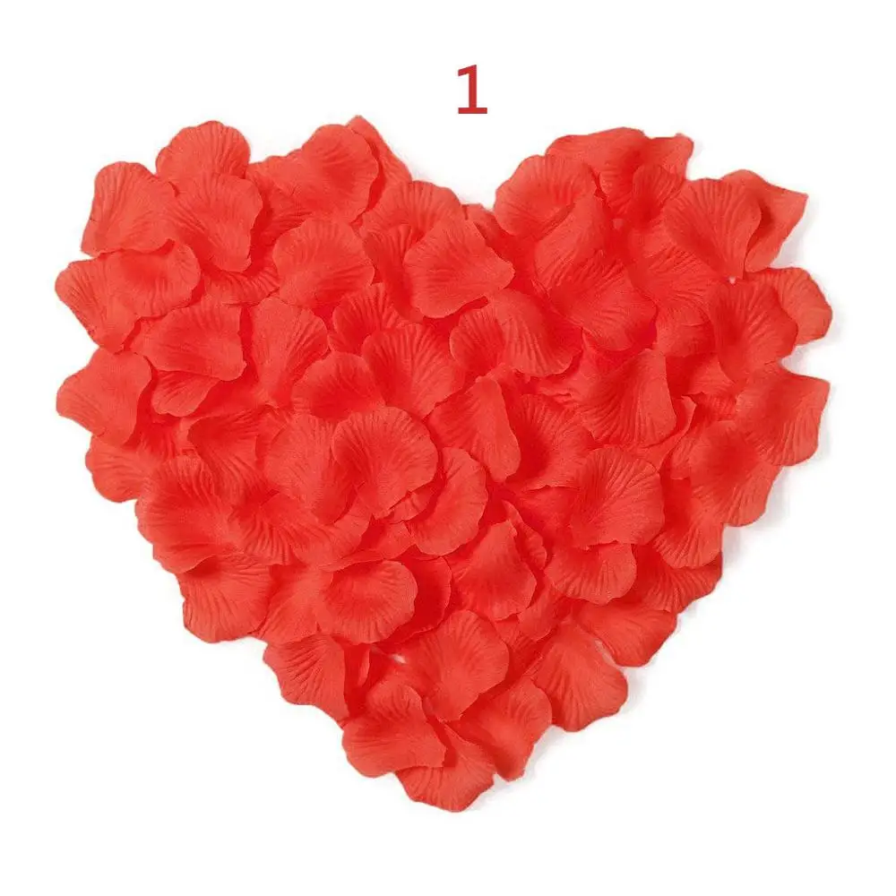 Rose Petals Wedding Accessories 1000 pieces / lot Cheap Petalas Artificiais Rose Petals Flowers Wedding Decoration Beautiful - Цвет: 1000 pieces Red