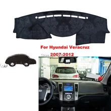 TOMMIA приборная панель Крышка приборной панели коврик для автомобиля солнцезащитный козырек анти-УФ приборная панель для автомобиля коврик для hyundai Veracruz 2007-2012