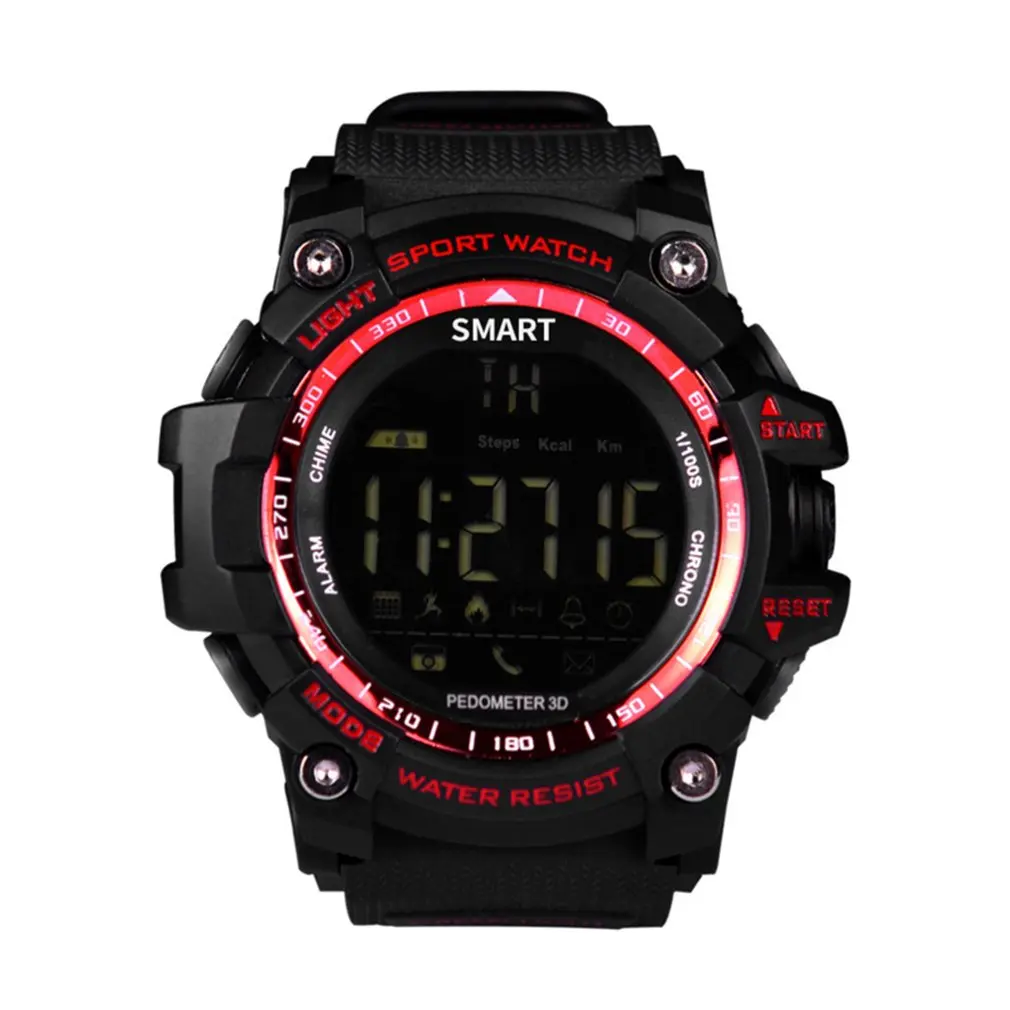 EX16 Смарт часы Bluetooth часы уведомления удаленного Управление шагомер спортивные часы IP67 Водонепроницаемый Для мужчин наручные часы
