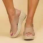 

Drop Shipping WENYUJH Women Pumps Cross High Heels Wedge Sandals Ladies Woman Summer Chaussure Gladiator Fish Mouth