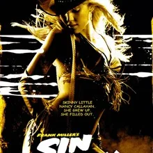 Шелковый постер с изображением фильма Sin City Настенный декор