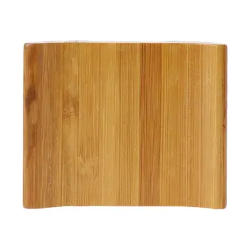 

Nutural Bamboo Soap Holder Dish Tray Stylish Vintage Storage Teacup Mat For Home Bathroom Kitchen