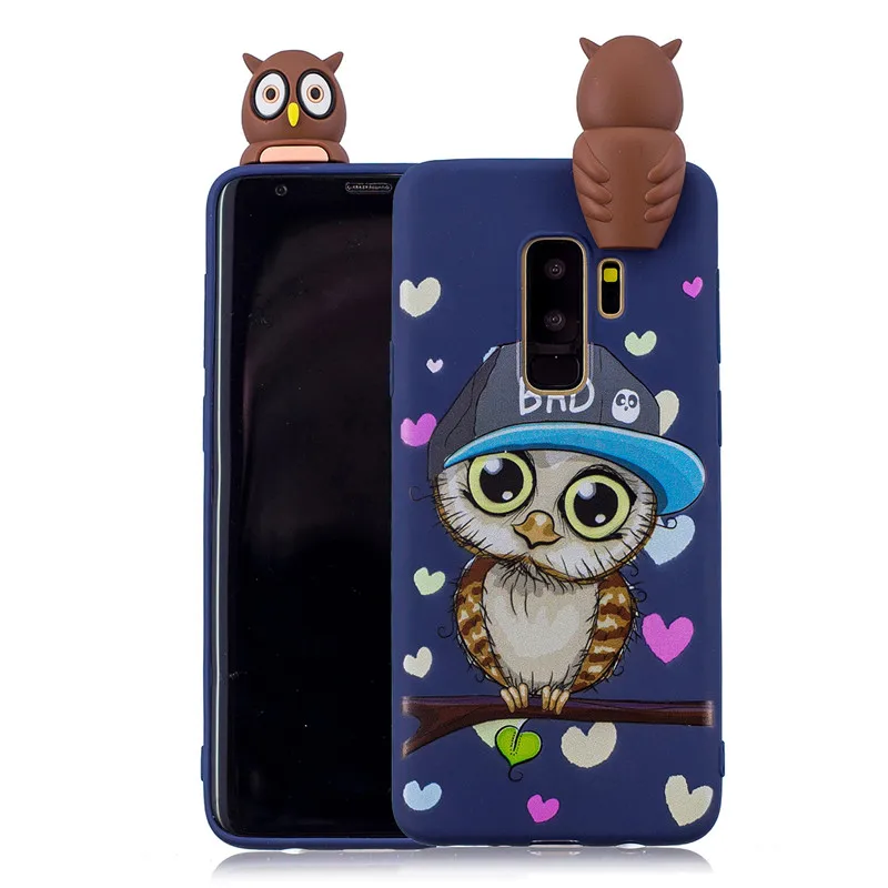 samsung cases cute Phone Case on for Samsung Galaxy S9 Plus S6 S7 Edge S8 Plus Note 8 9 S10 Plus Cover Fundas 3D Dolls Toys Cartoon Soft TPU Cases kawaii samsung cases Cases For Samsung