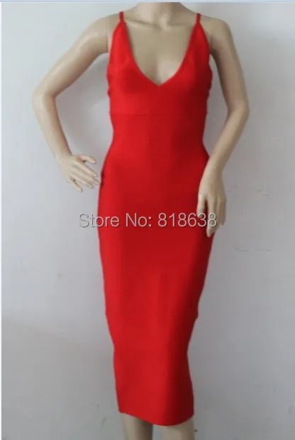 Высокое качество новейшее эксклюзивное сексуальное модное платье телесного цвета с v-образным вырезом и бретельками, Бандажное платье черного, синего, красного цвета+ костюм