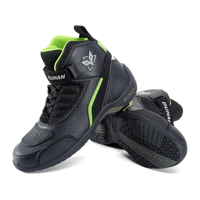 DUHAN Männer Atmungsaktiv Motorrad Stiefel Moto Schuhe Leder Motocross Off-Road Racing Stiefel Motorrad Reiten Biker Stiefel DUHAN Männer Atmungsaktiv Motorrad Stiefel Moto Schuhe Leder Motocross Off-Road Racing Stiefel Motorrad Reiten Biker Stiefel