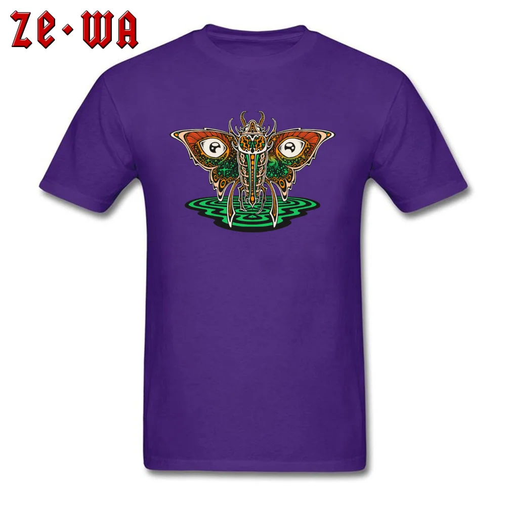  Boy Top T-shirts Cosmic Insect Casual Tops & Tees 100% Cotton Crew Neck Short Sleeve Comics Tee-Shirts Autumn Cosmic Insect purple