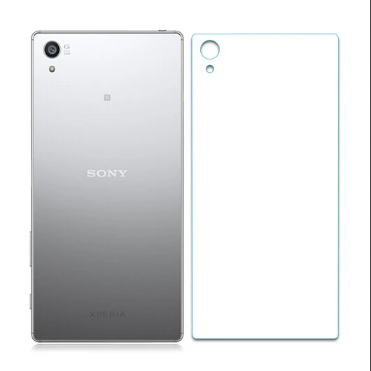 Задняя крышка из закаленного стекла премиум класса Защитная пленка для Sony Xperia Z Z1