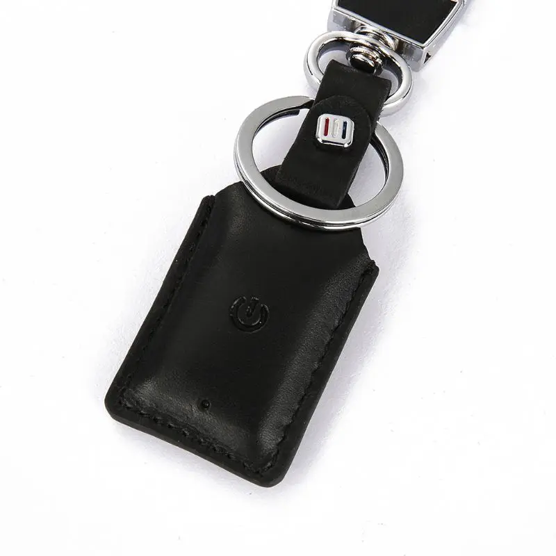 Автомобильный смарт-брелок для ключей натуральный кожаный брелок против потери ключей Finder Bluetooth gps с приложением