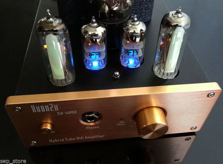 Hybrid Tube Hifi Amplifier USB DAC Decoder 6E2+6N3