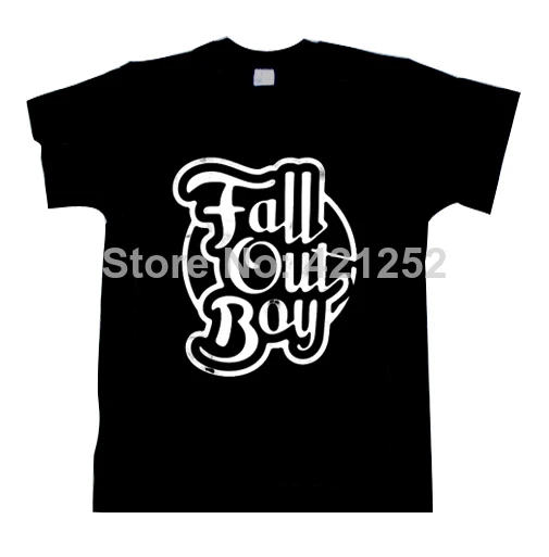Футболка для мальчиков с надписью Fall Out Boy Мужская серая рубашка мужская | Женская