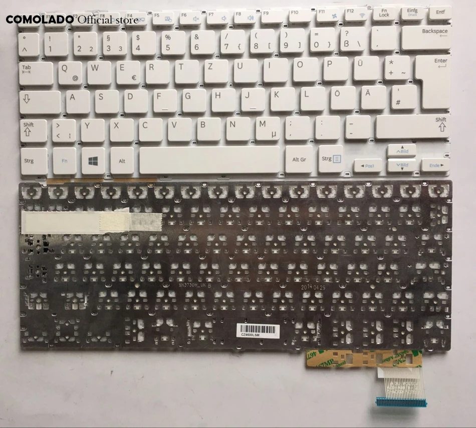 

GR Germany Keyboard for Samsung NP915S3G 905S3G NP905S3G 910S3G NP910S3G 915S3G white keyboard GR layout