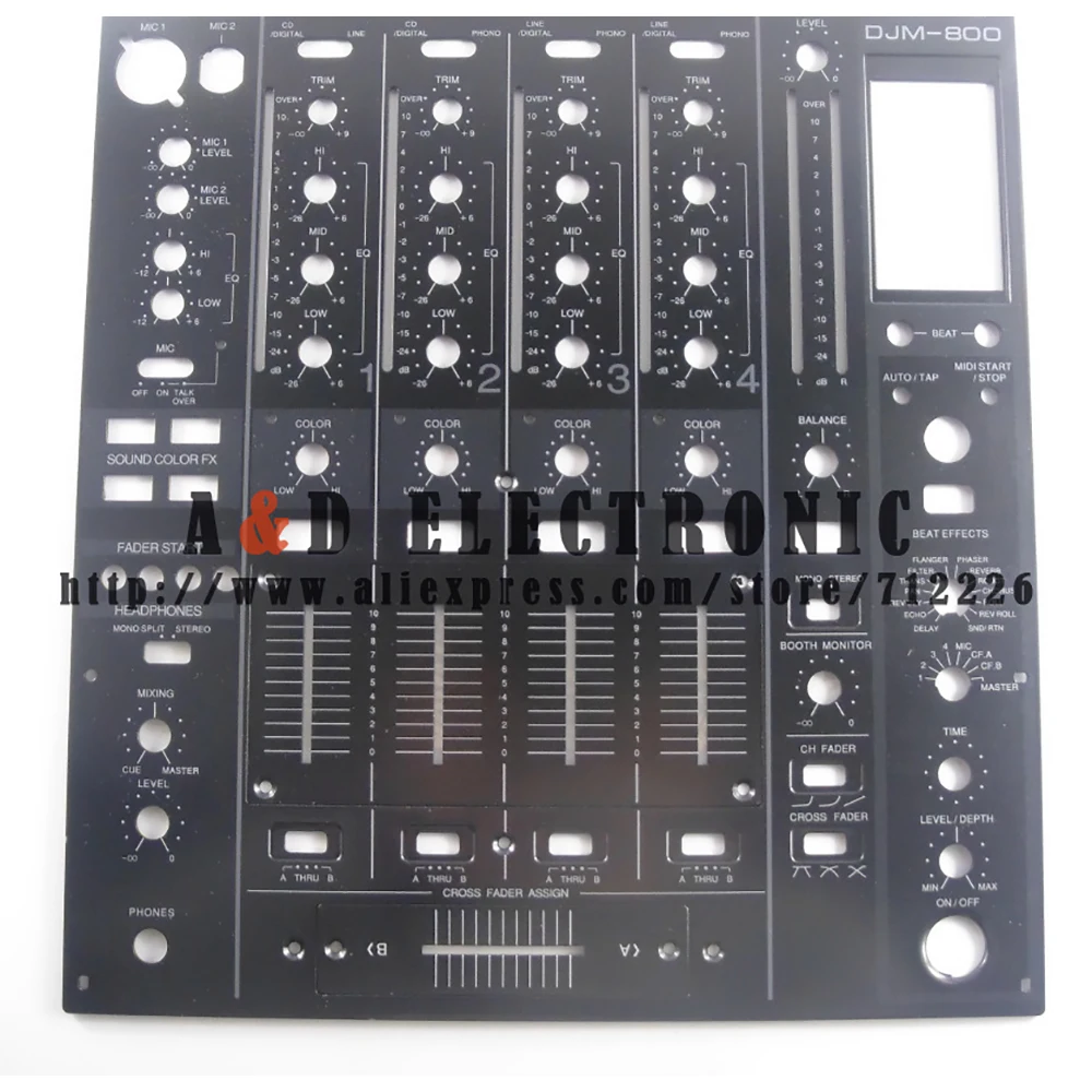 

Main Faceplate for DJM800 DNB1144 Fader Panel DAH2427,DAH2426