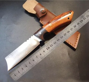 

very sharp Tactical knife manual forging straight tool Self-defense outdoor camping supplies Gift