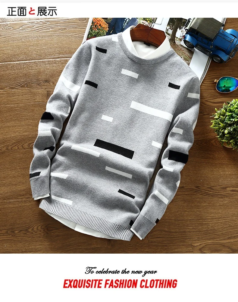 2019 Новая мода для мужчин Трикотаж Кашемировые Свитера мужские s Осень Зима теплые Рождество свитеры для женщин высокое качество шерстяной