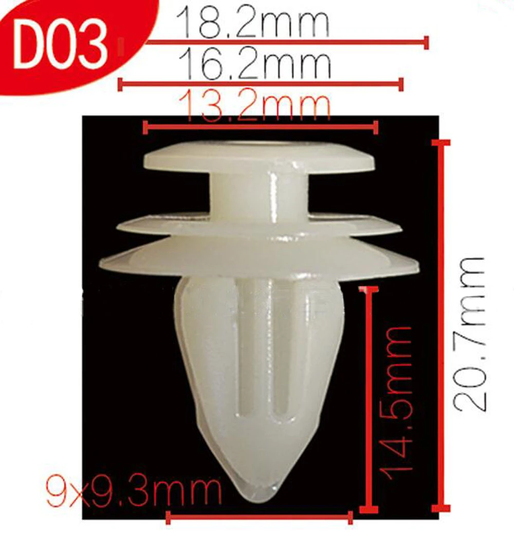 1000 個車のドアパネルクリップバックル車インテリアクリップアクセサリー自動車内装ファスナークランプ Auto Fastener Clip Aliexpress