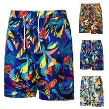Мужские повседневные с принтом карманные пляжные рабочие спортивные брюки шорты брюки Быстросохнущая Спортивная одежда для бега пляжные шорты Новинка; Лидер продаж; J6