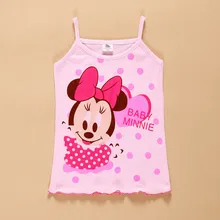 Lovely Summer Baby kids girl Minnie Tank tops toddler children girls Vest vetement fille Undershirt Camisole Tees enfant clothes