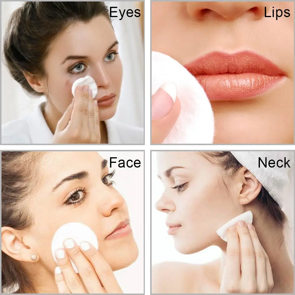 4/8/10pcs Reusable Cotton Makeup Remover Discs Washable Cotton Pads Microfiber Natural Bamboo Face Skin Care With Laundry Bag 2