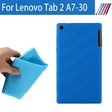 Высокое качество мягкой силиконовой резины кожи защитный чехол для корпуса чехол для lenovo Tab 2 A7-30 A7-30TC A7-30HC 7& quot планшет